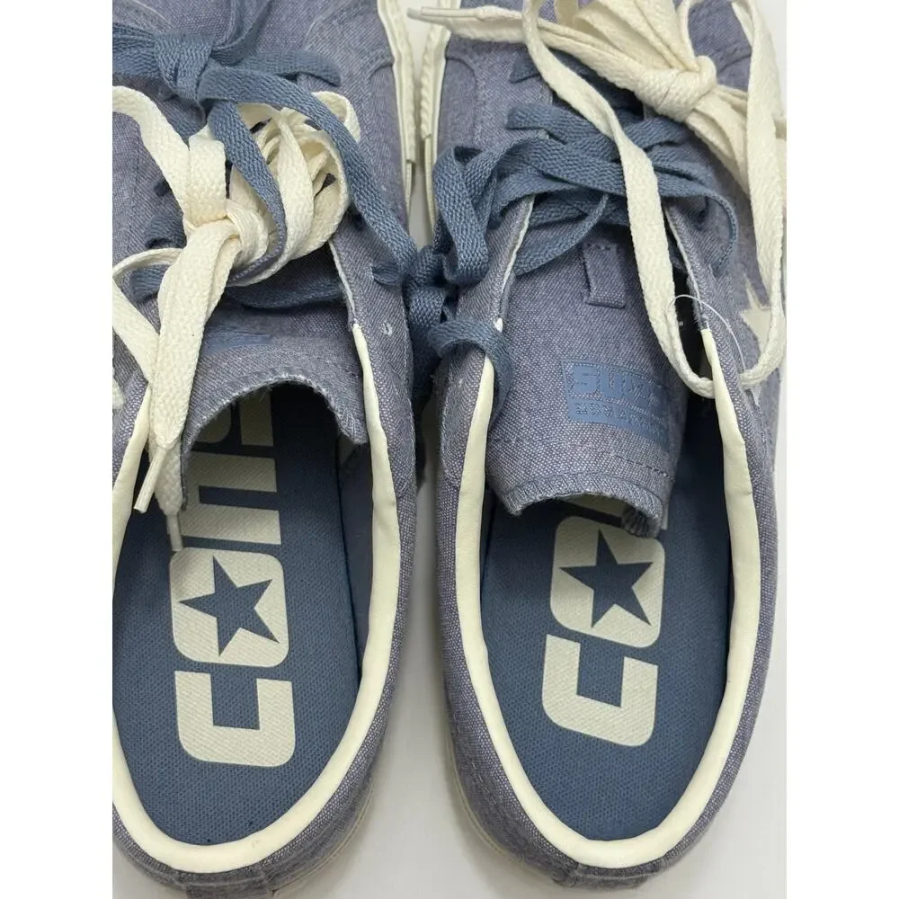 Converse One Star Pro Low Washed Canvas Blue Men 11 Women 12.5 NWOT